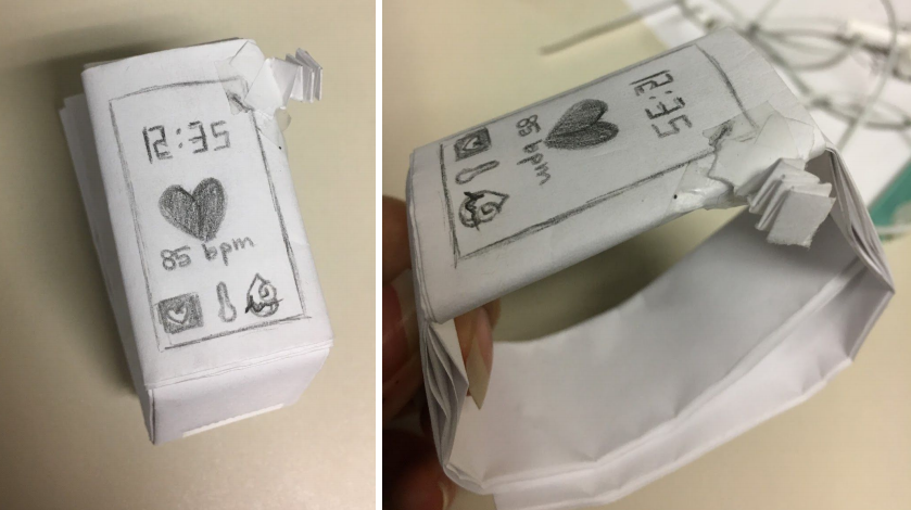 proof of concept prototype of watch