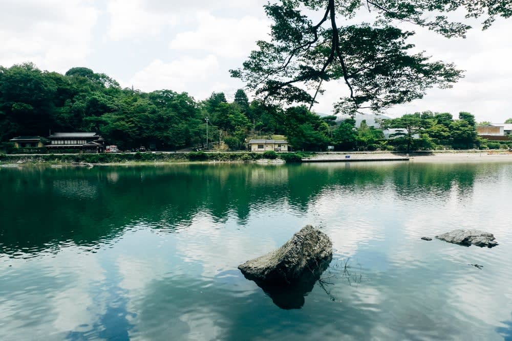 Hozu river in Arashiyama