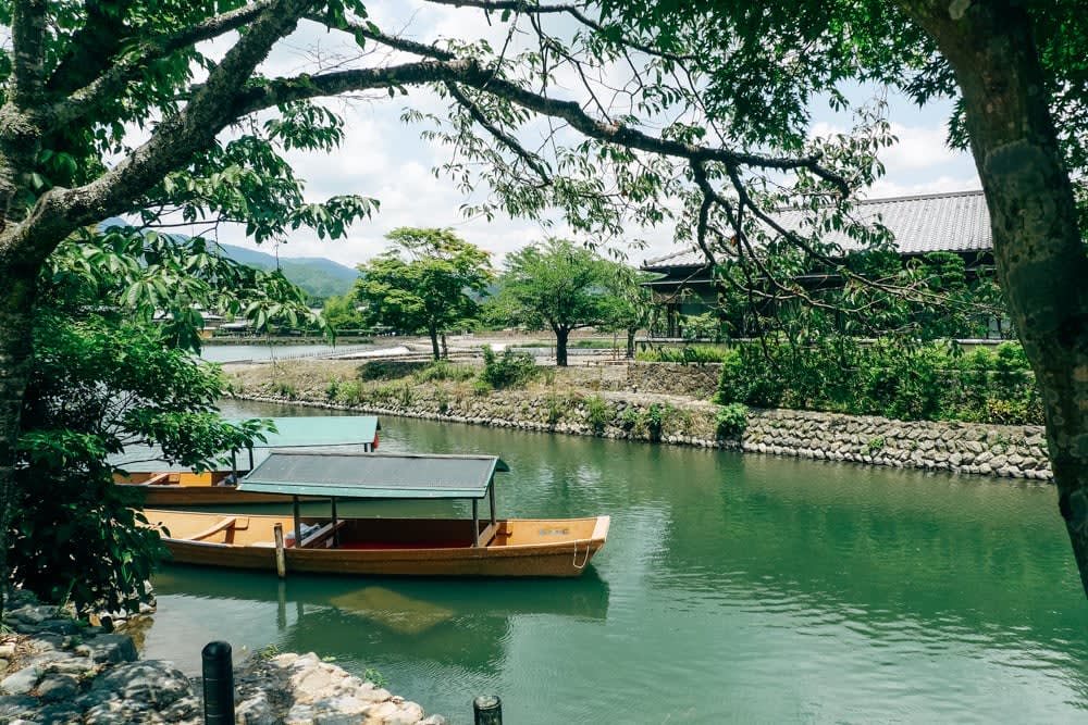 Hozu river in Arashiyama