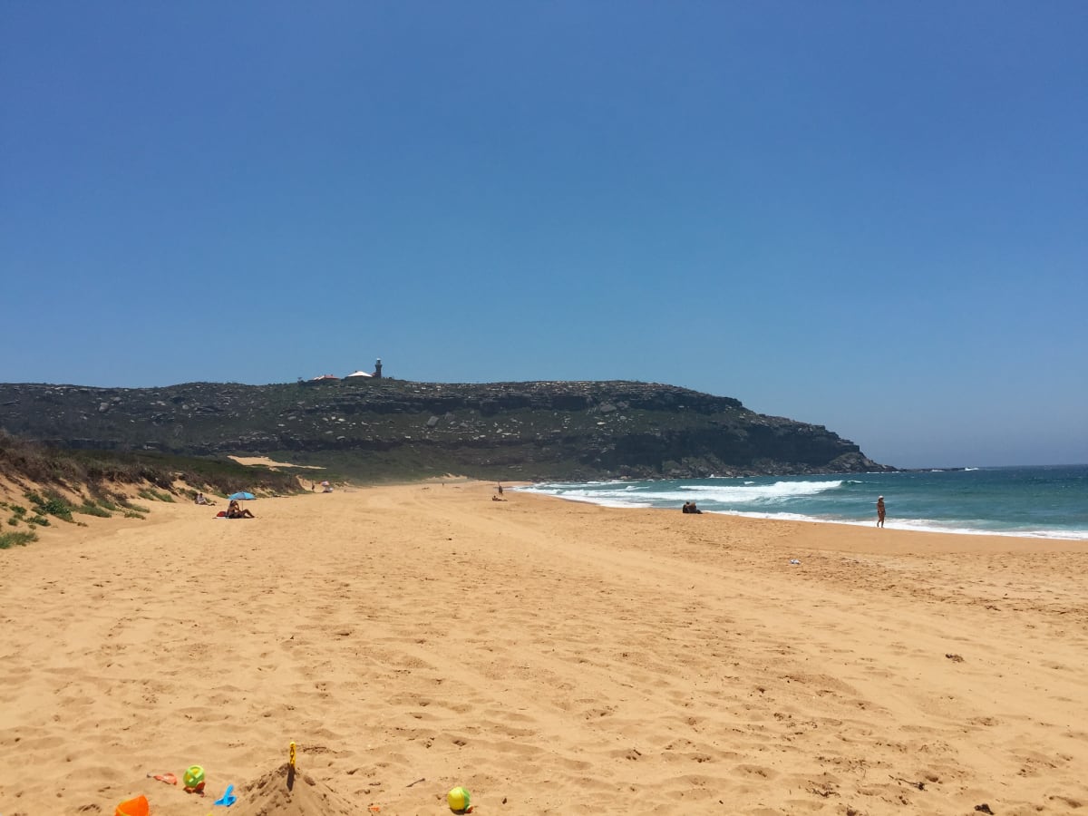 A quiet beach