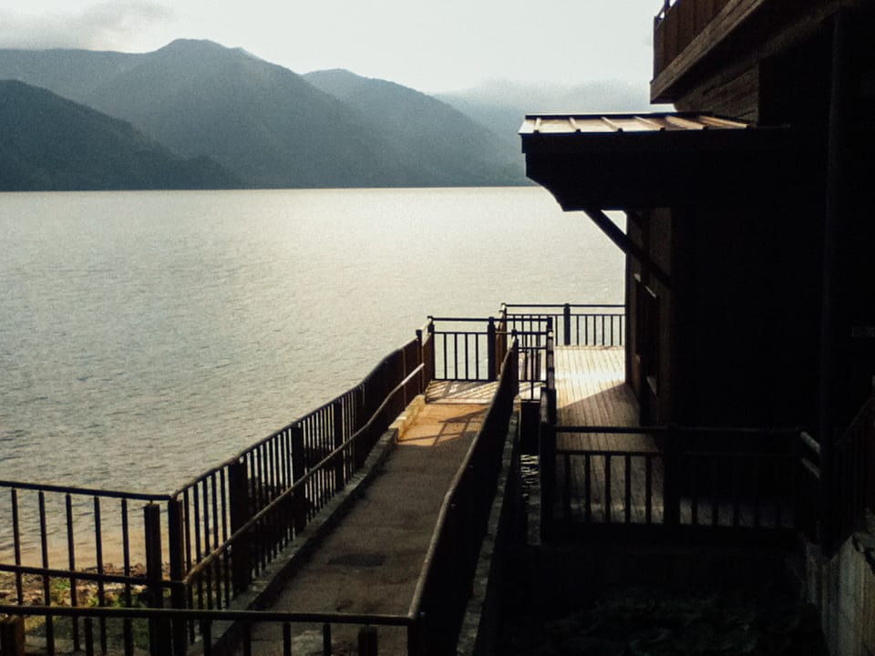 Lake chuzenji house nikko japan