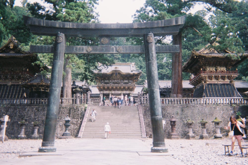 shrine gate nikko japan