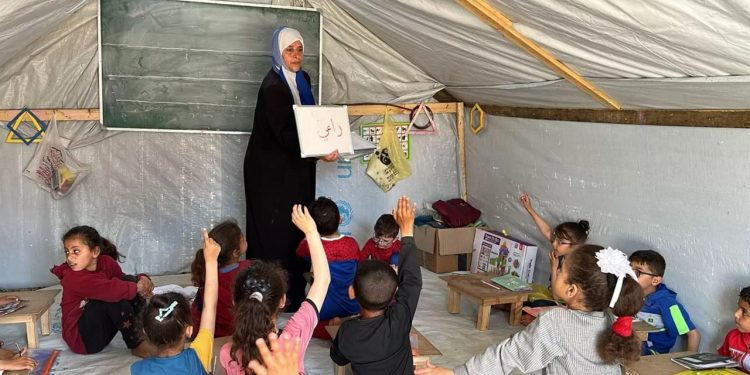 Gaza Bangun Kembali Ruang Belajar di Tengah Reruntuhan Penjajahan