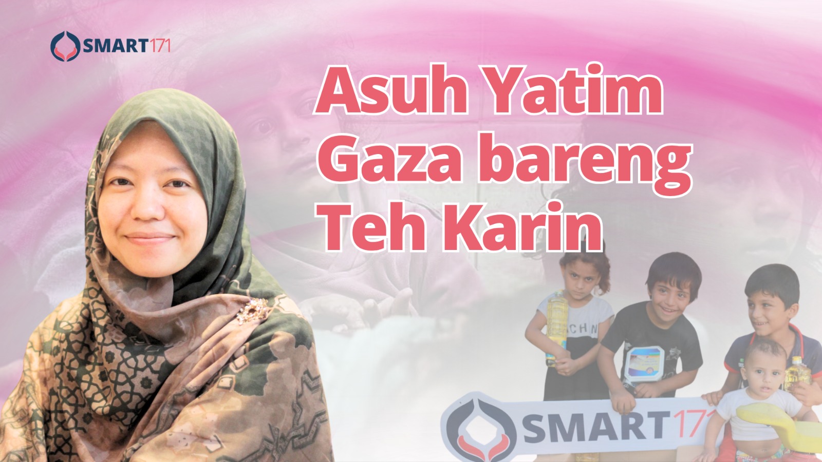 Asuh Yatim Gaza bareng Teh Karin