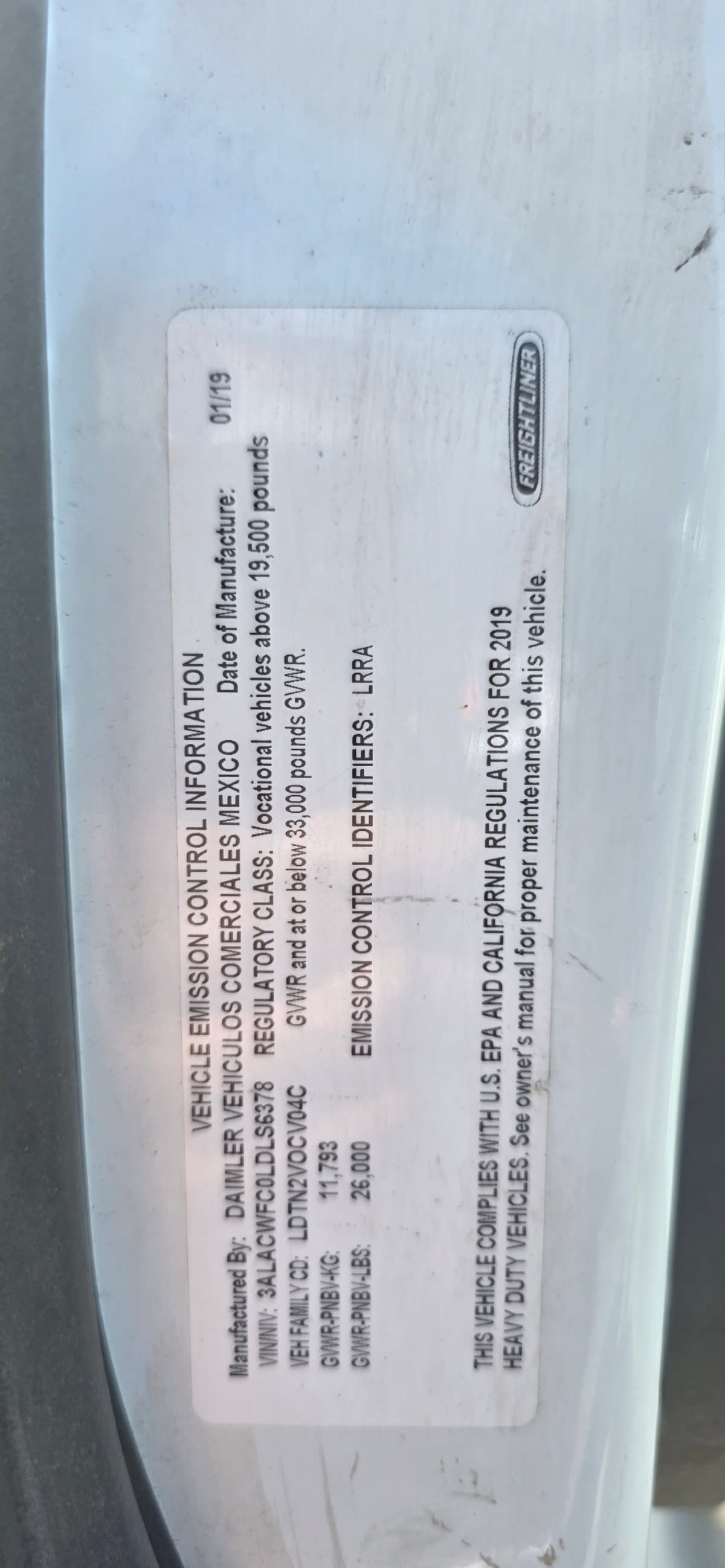 2020 Freightliner/Mercedes M2 106 211451