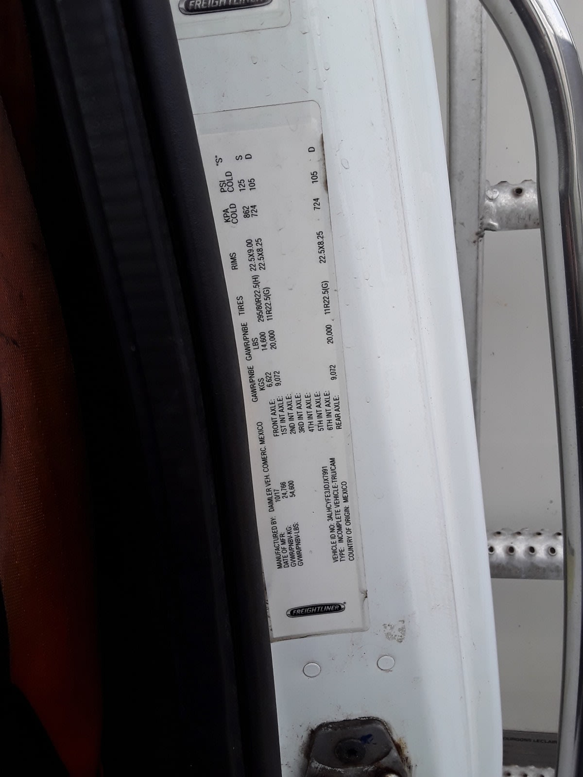 2018 Freightliner/Mercedes M2 106 221117