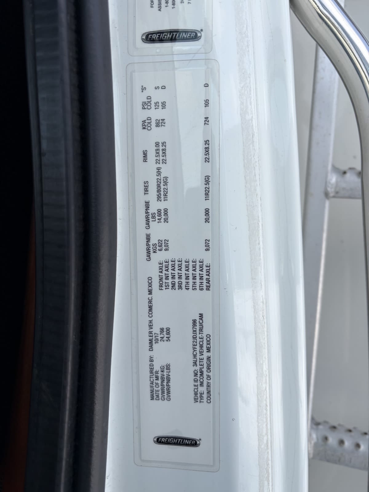 2018 Freightliner/Mercedes M2 106 221122