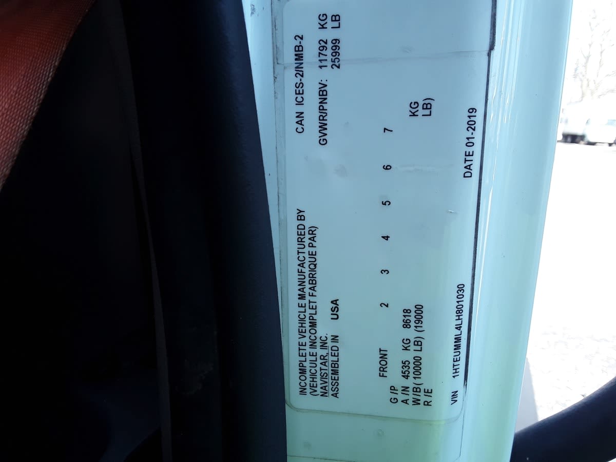 2020 Navistar International MV607 (4X2) 223481