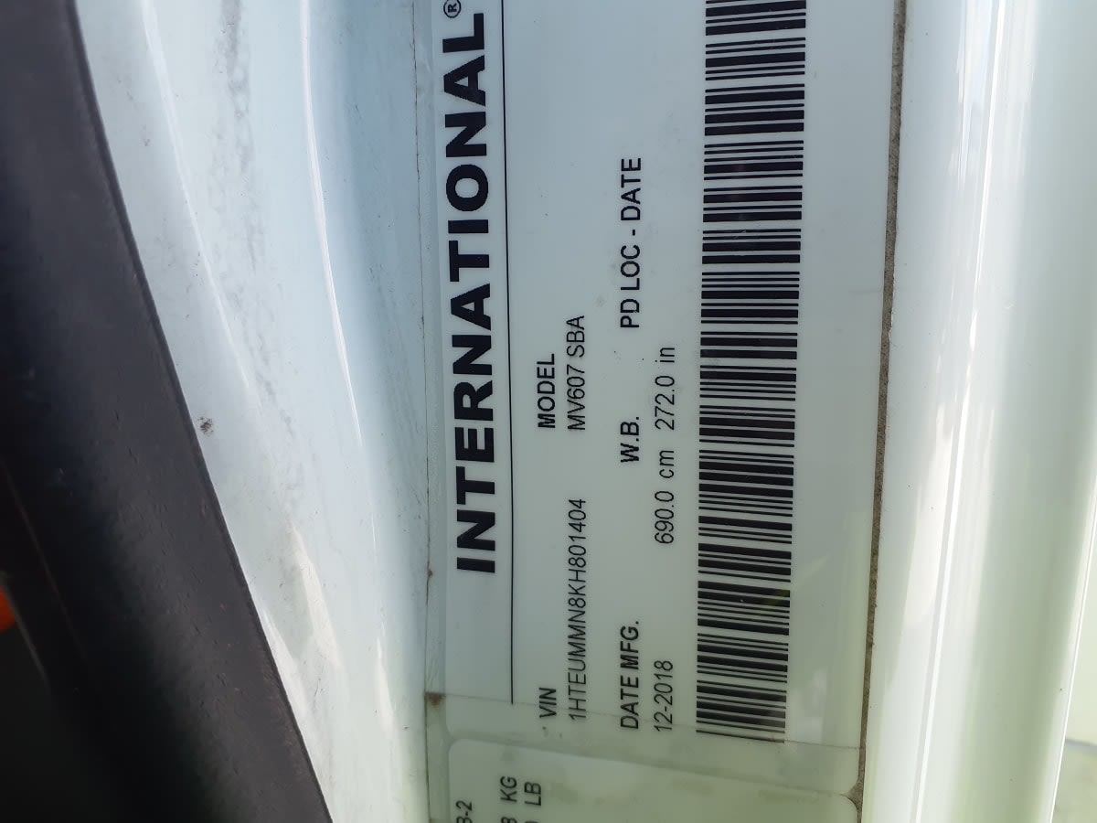 2019 Navistar International MV607 (4X2) 228593