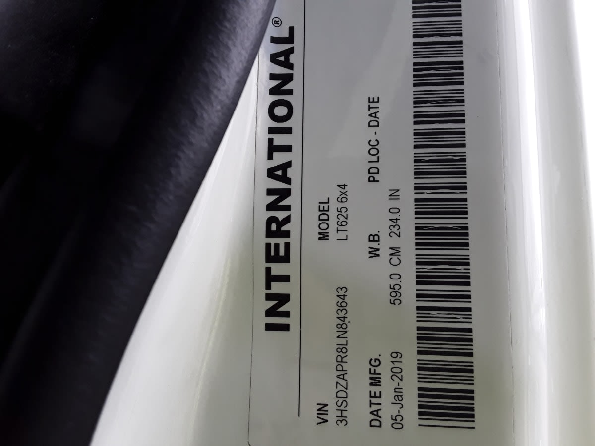 2020 Navistar International LT625 SLPR CAB 240165