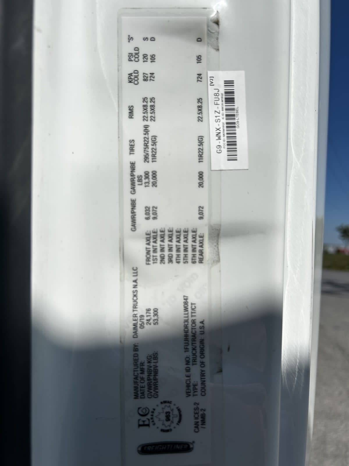 2020 Freightliner NEW CASCADIA PX12664 241111