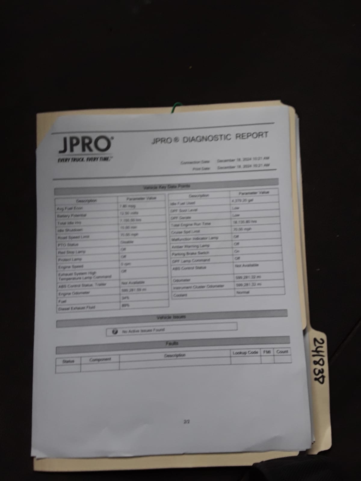 2020 Navistar International LT625 SLPR CAB 241838