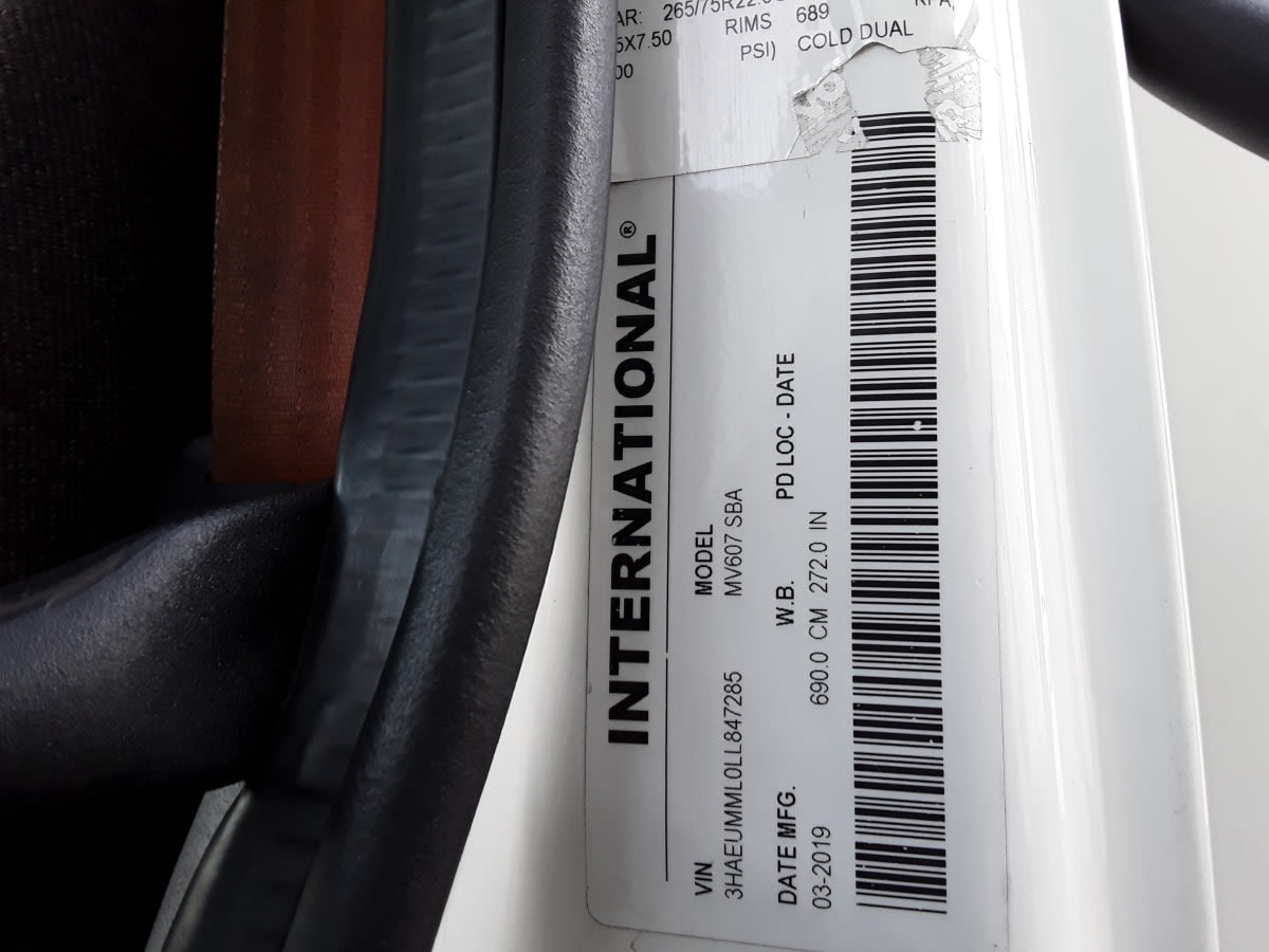 2020 Navistar International MV607 (4X2) 244575