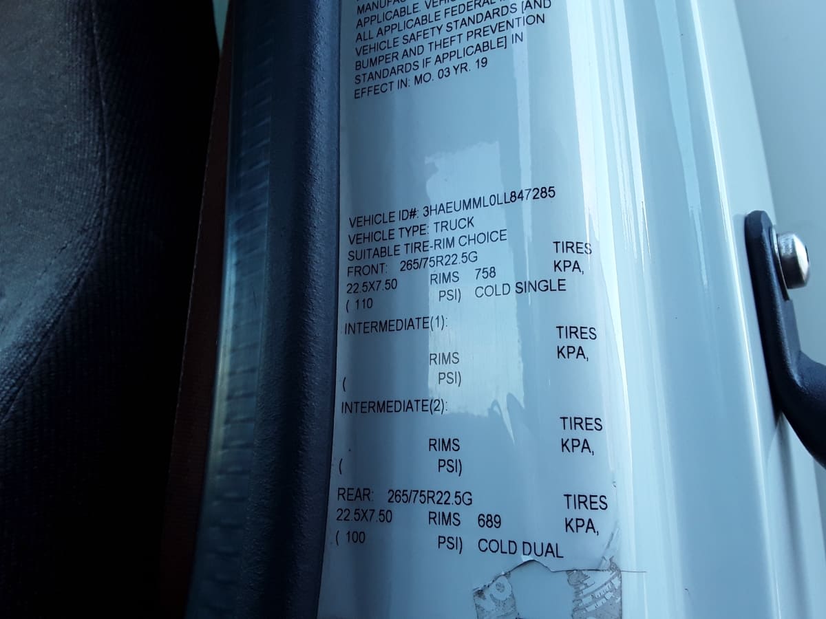 2020 Navistar International MV607 (4X2) 244575