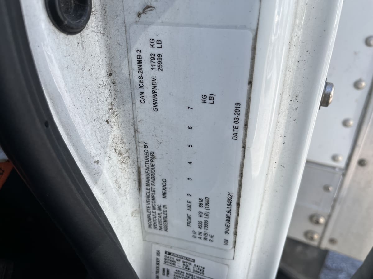 2020 Navistar International MV607 (4X2) 244684