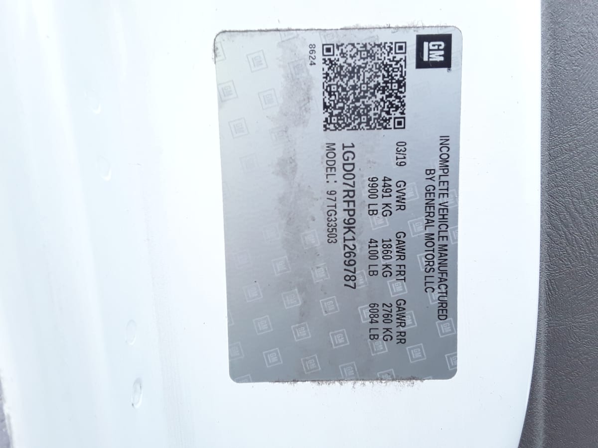 2019 General Motors Corp. SAVANA 3500 247568