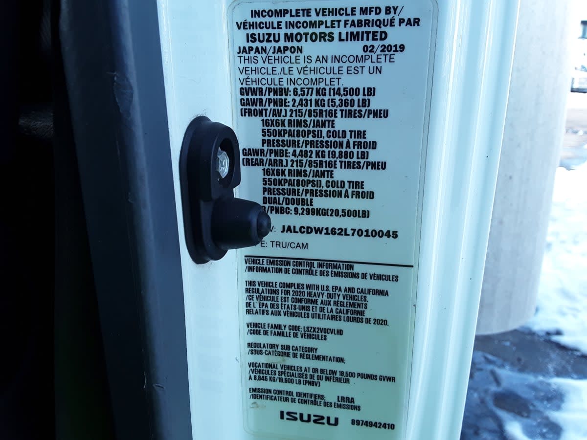 2020 Chevrolet Motor Div. LCF 4500HD 248029