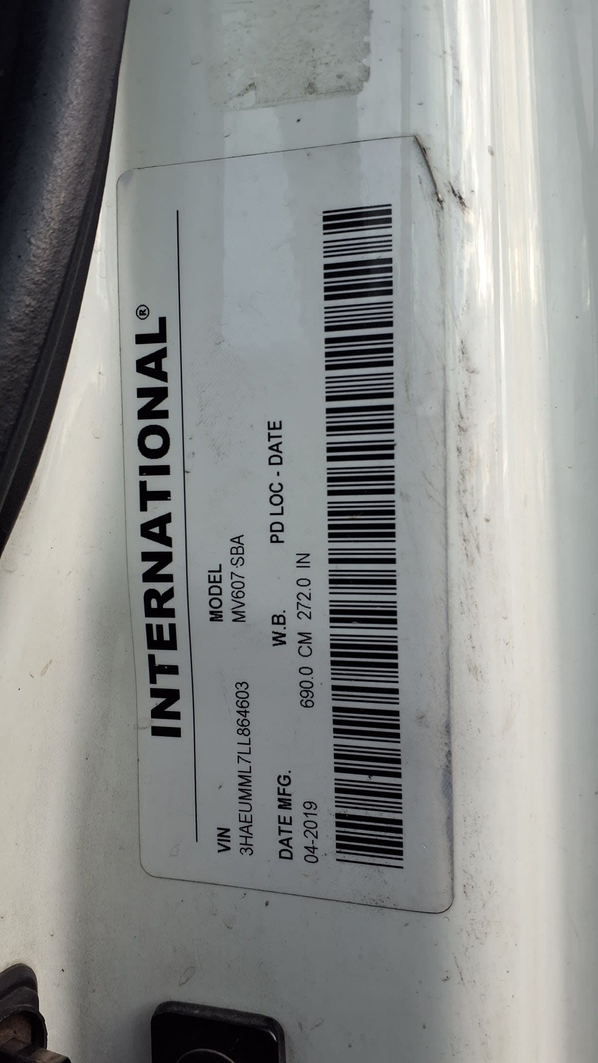 2020 Navistar International MV607 (4X2) 251515