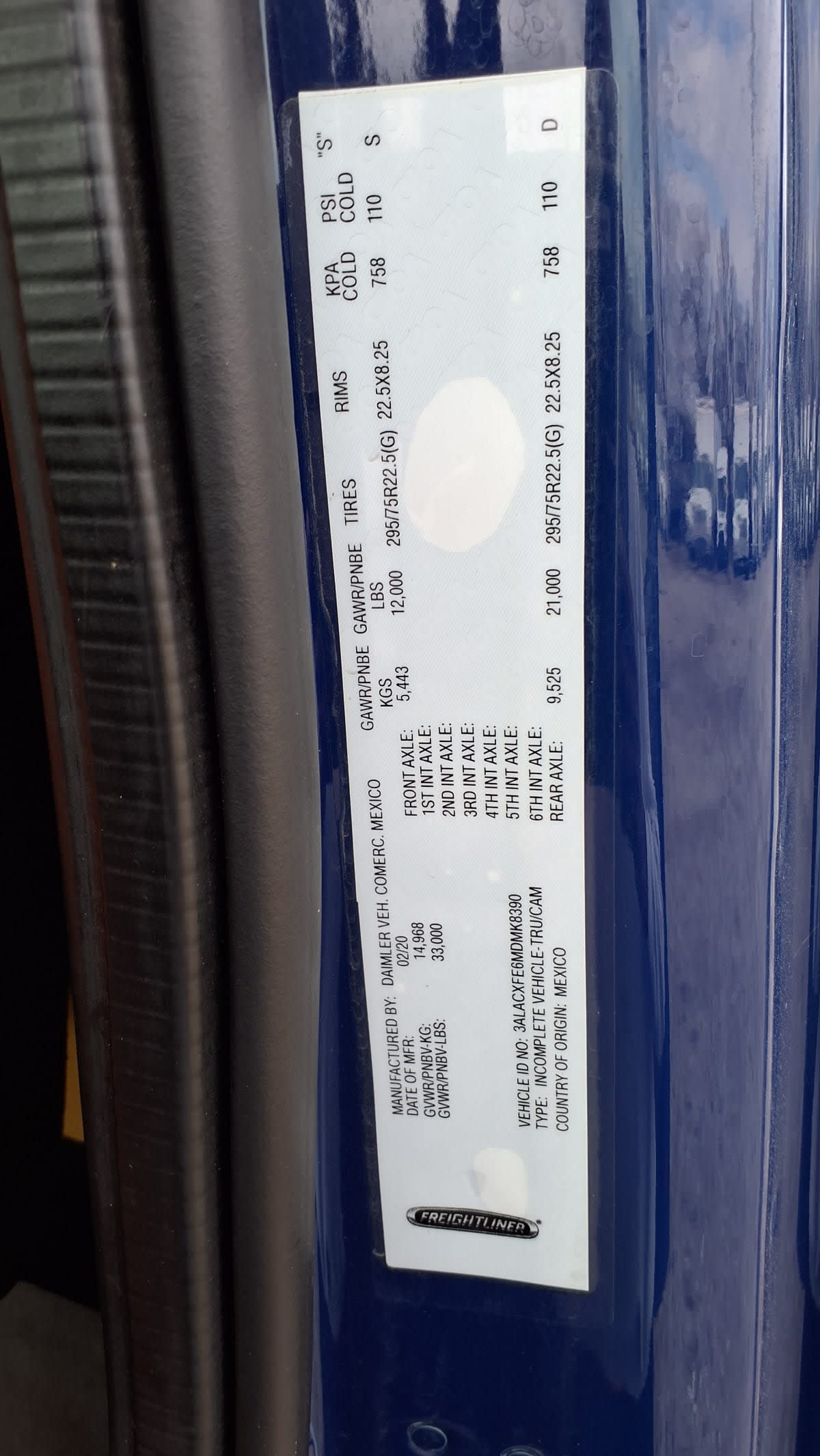 2021 Freightliner/Mercedes M2 106 261696