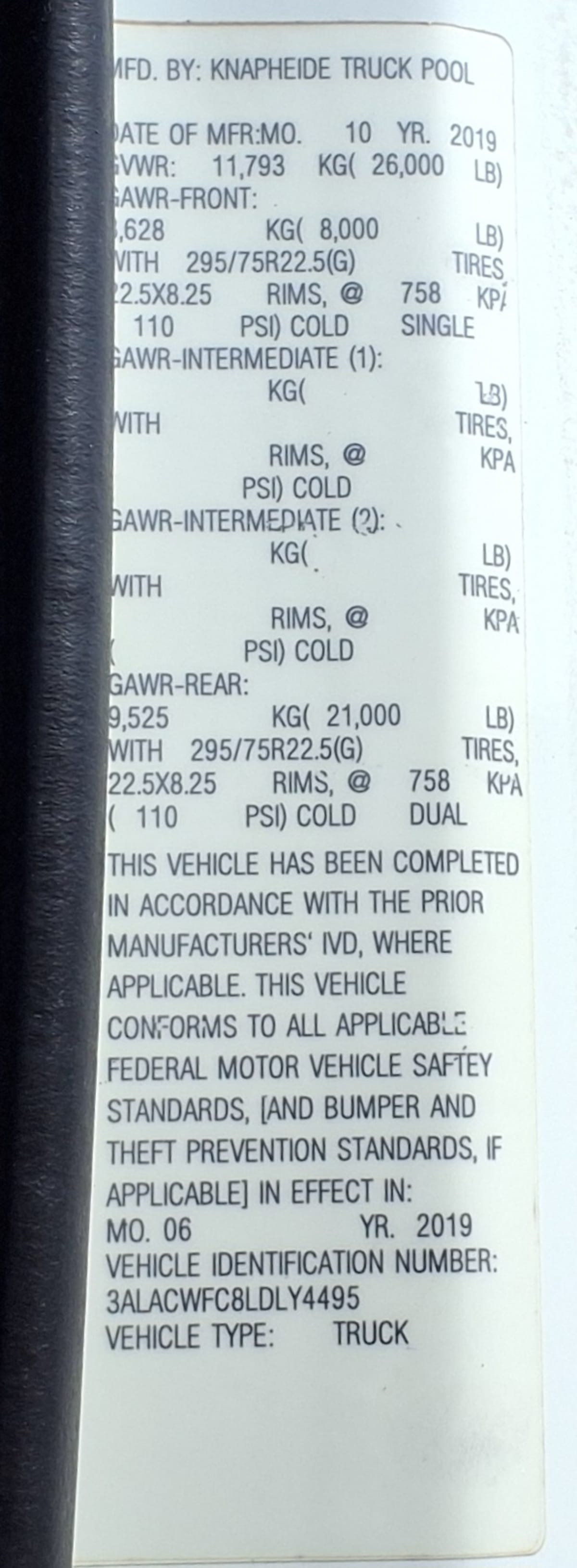 2020 Freightliner/Mercedes M2 106 271322