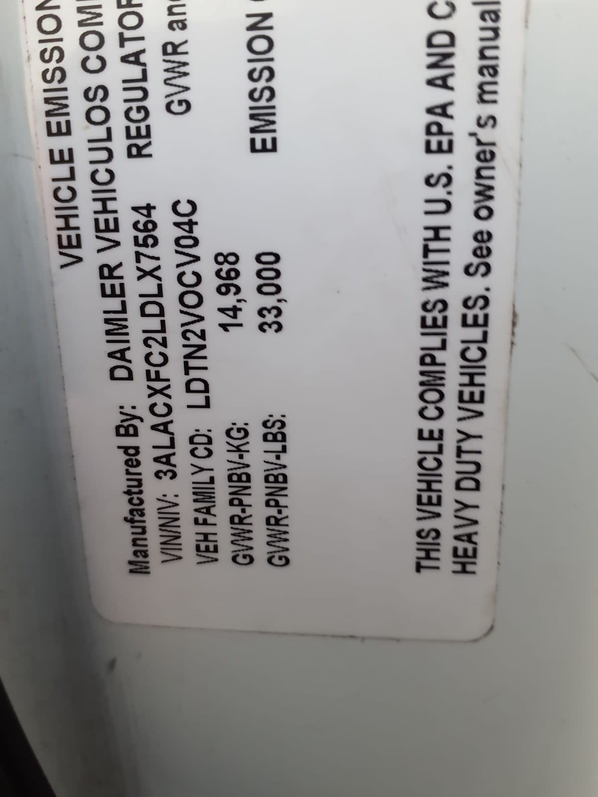 2020 Freightliner/Mercedes M2 106 271986