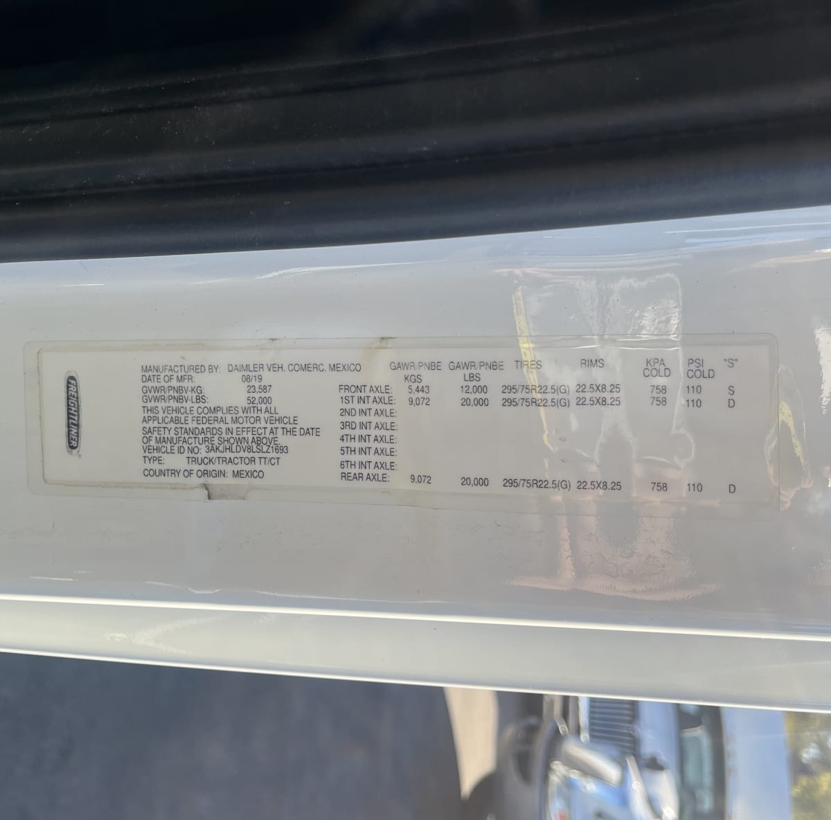 2020 Freightliner/Mercedes NEW CASCADIA PX12664 277026