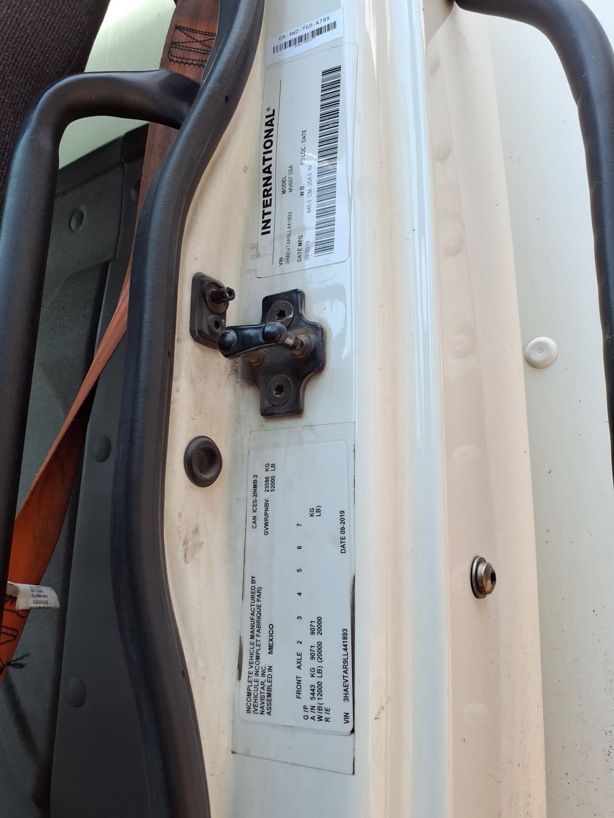 2020 Navistar International MV607 (6X4) 277599