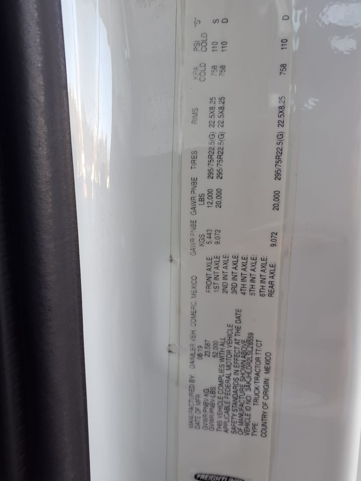 2020 Freightliner/Mercedes NEW CASCADIA PX12664 279297