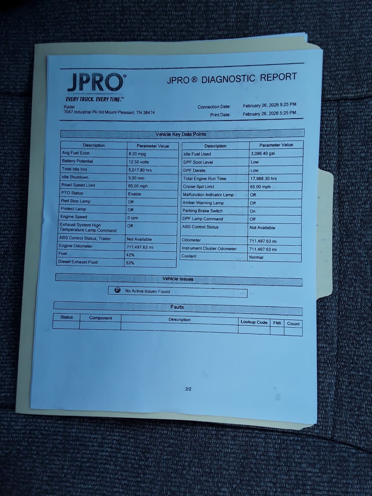 2020 Navistar International LT625 DAYCAB T/A 280839