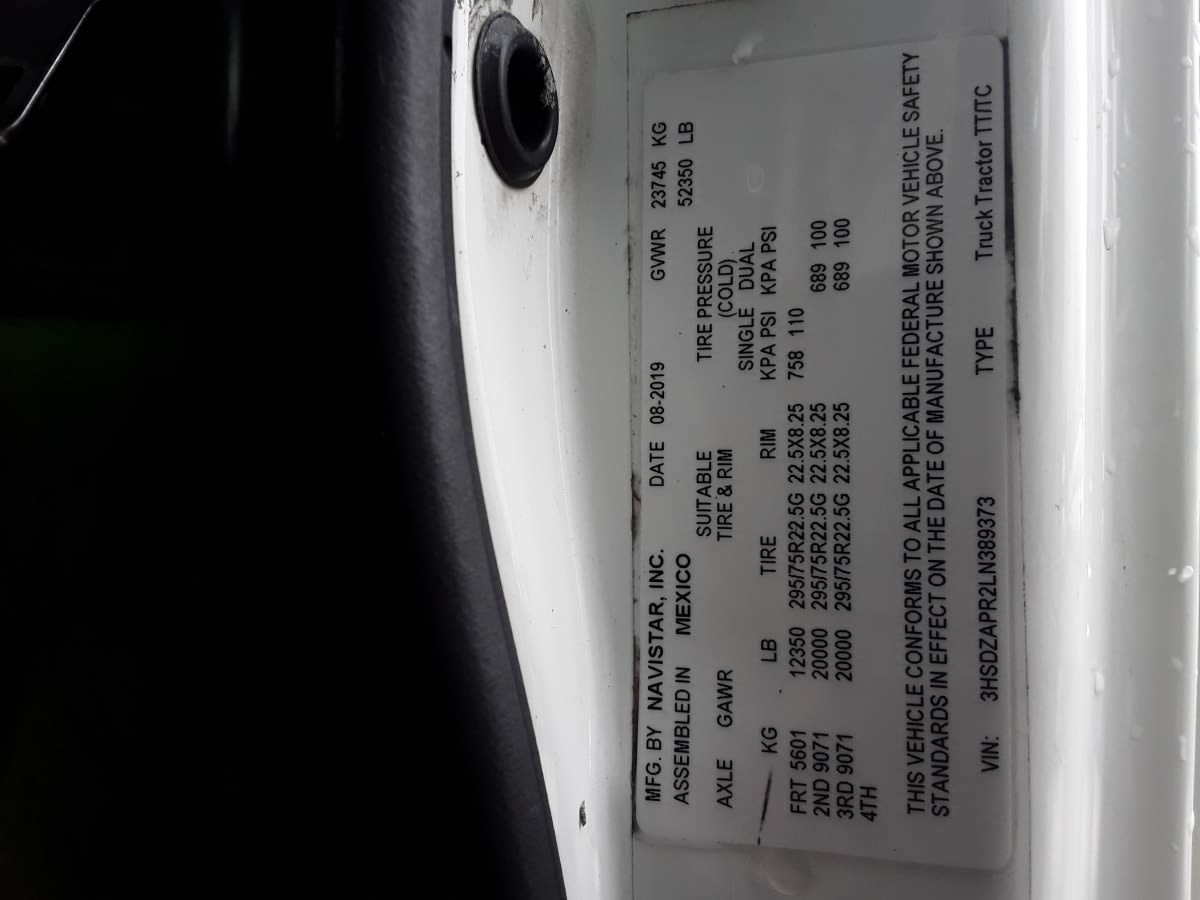 2020 Navistar International LT625 DAYCAB T/A 280938