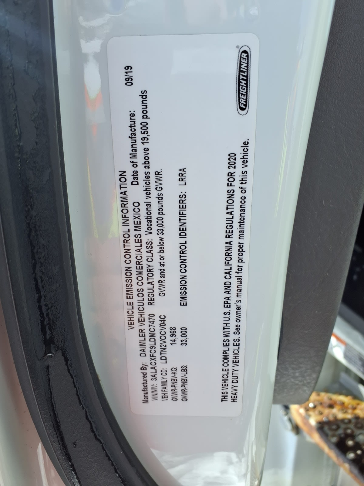 2020 Freightliner/Mercedes M2 106 283272