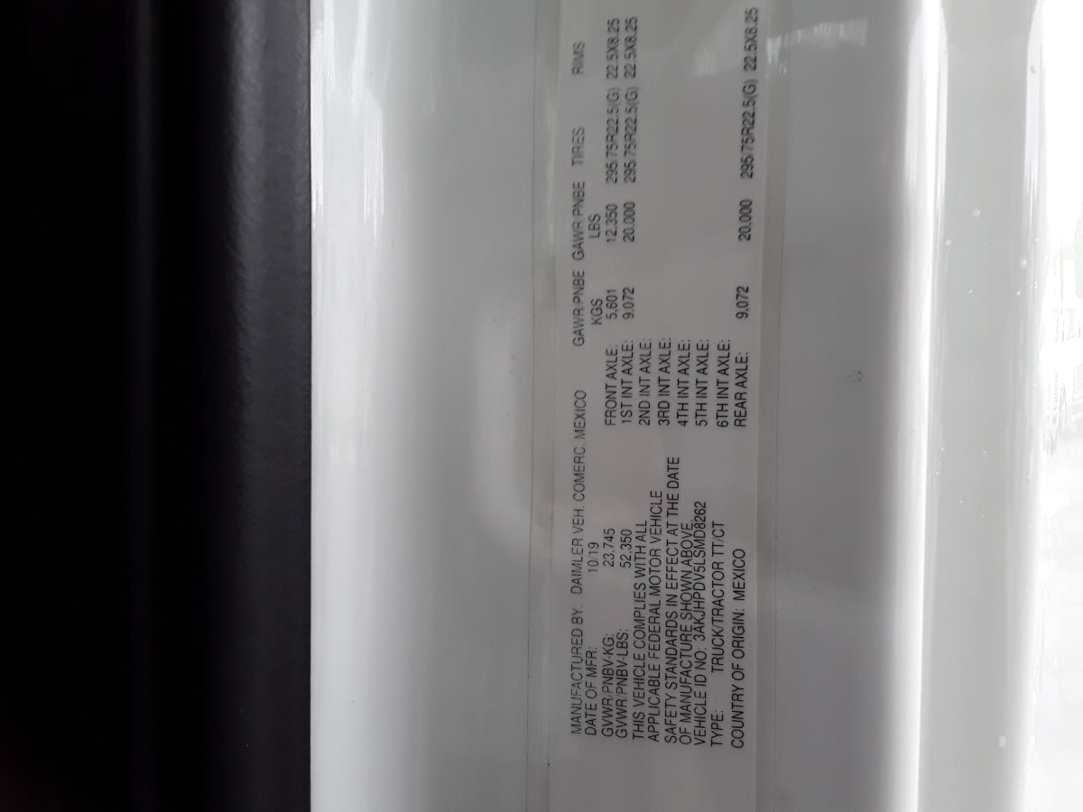 2020 Freightliner/Mercedes NEW CASCADIA 116 289421