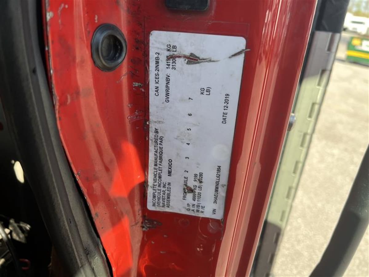 2020 Navistar International MV607 (4X2) 292630