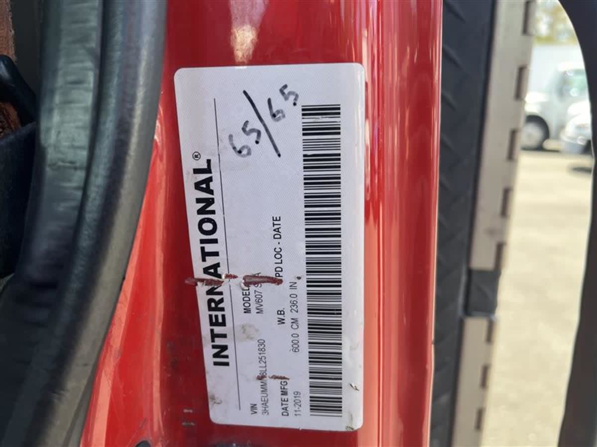 2020 Navistar International MV607 (4X2) 292684