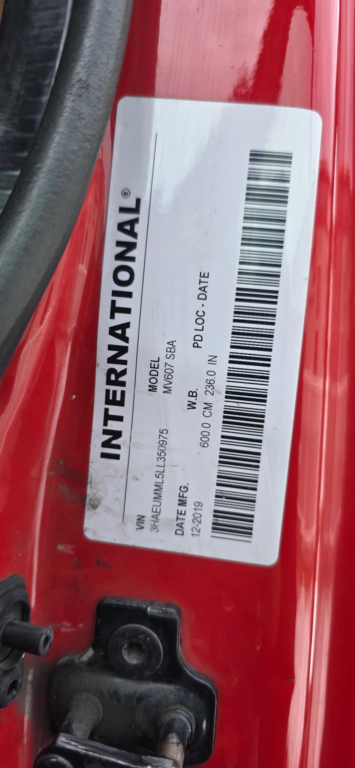 2020 Navistar International MV607 (4X2) 294635