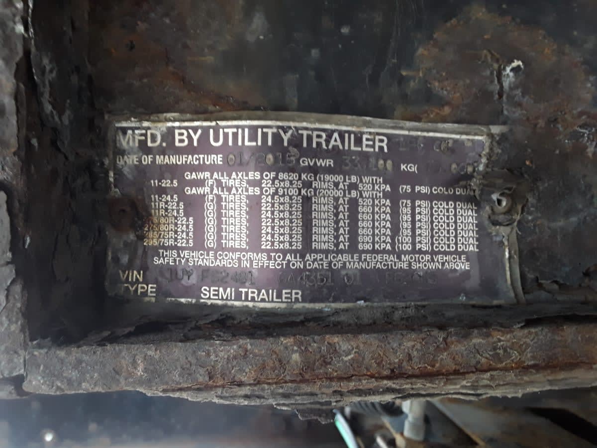 2016 Utility Trailers FS2CHS 48/102 347643