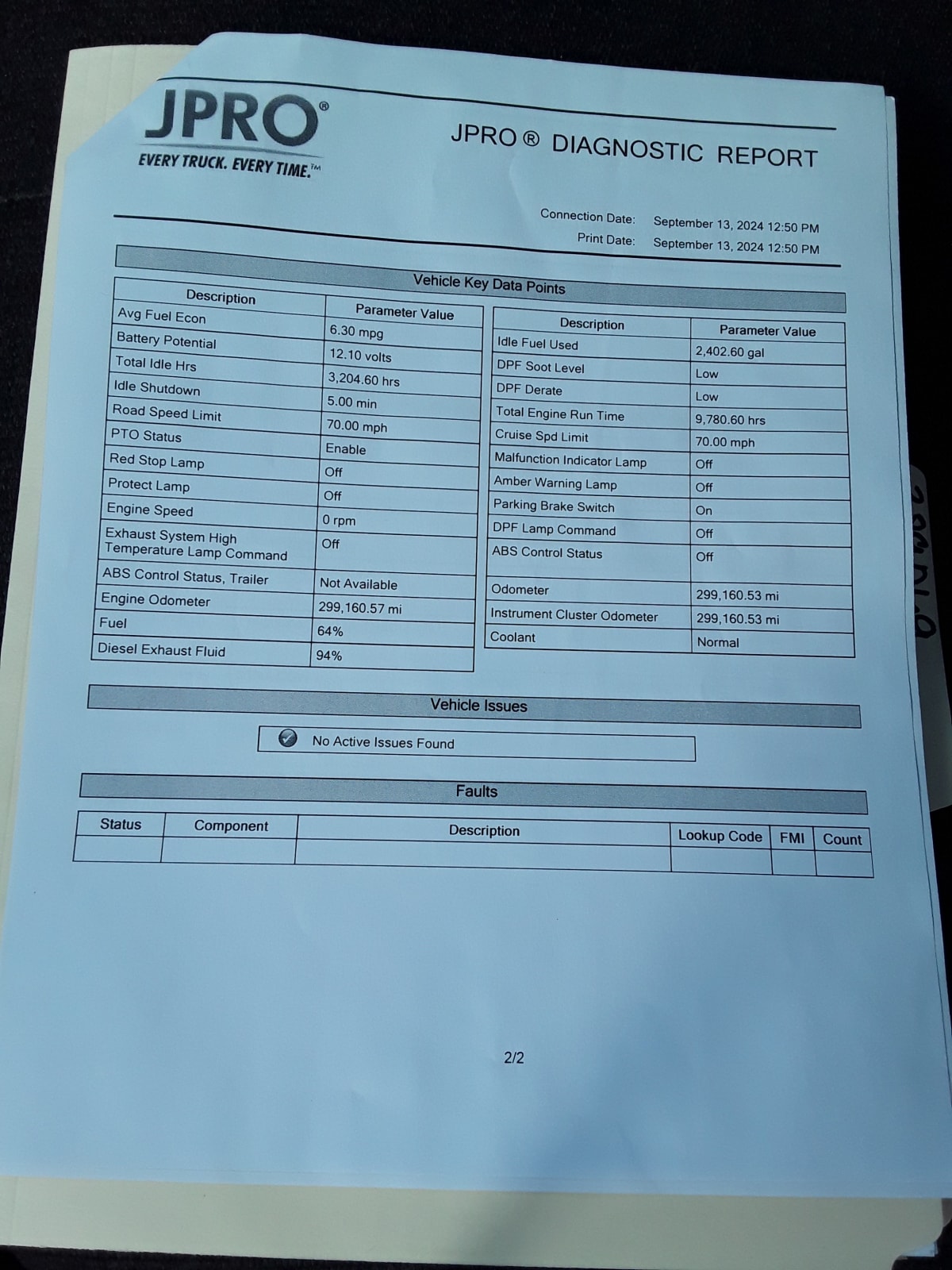 2016 Freightliner/Mercedes CASCADIA 125 389069