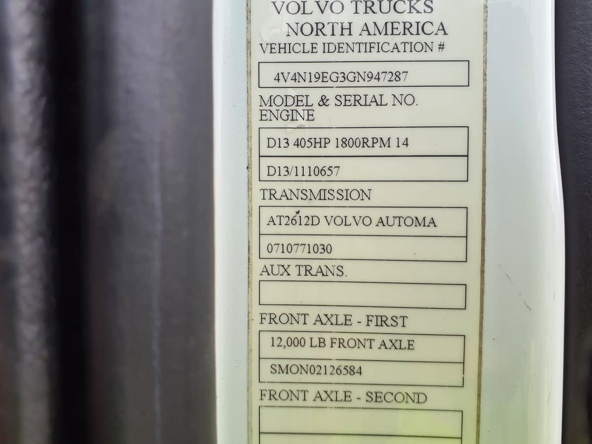 2016 Volvo VNL42TRACTOR 396888