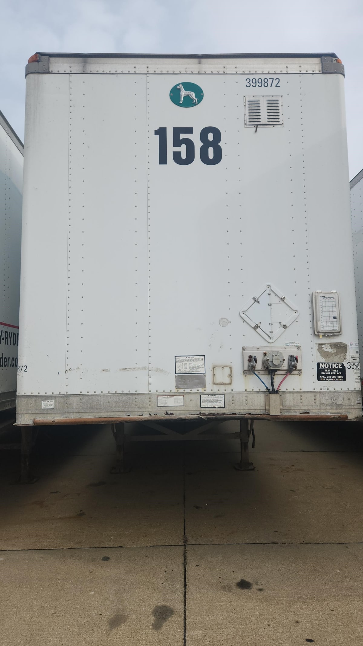 2007 Great Dane Trailer 700 ALUM-48/162/102 399872