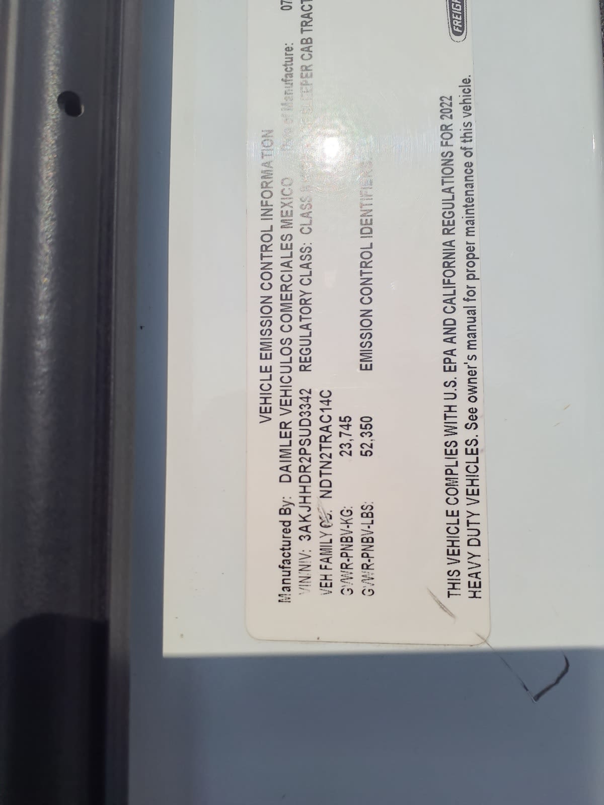 2023 Freightliner/Mercedes NEW CASCADIA PX12664 407713