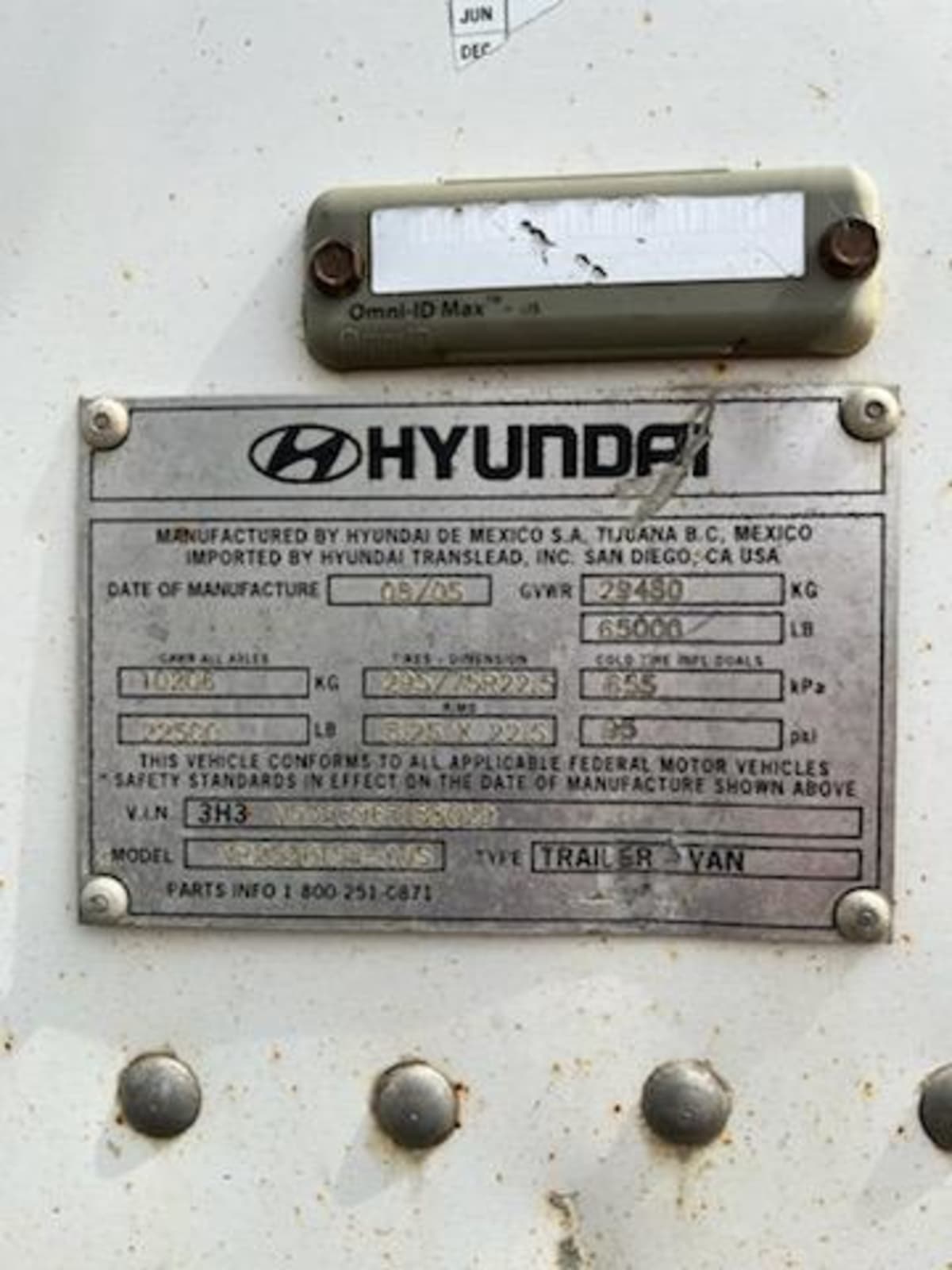 2006 Hyundai 53/102/162-FRP 439071