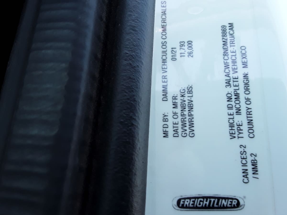 2022 Freightliner M2 106 506669