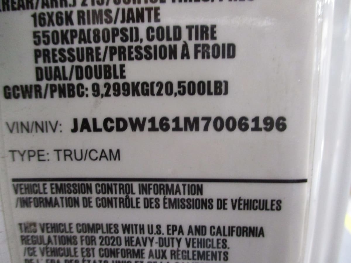 2021 Chevrolet Motor Div. LCF 4500HD 507121
