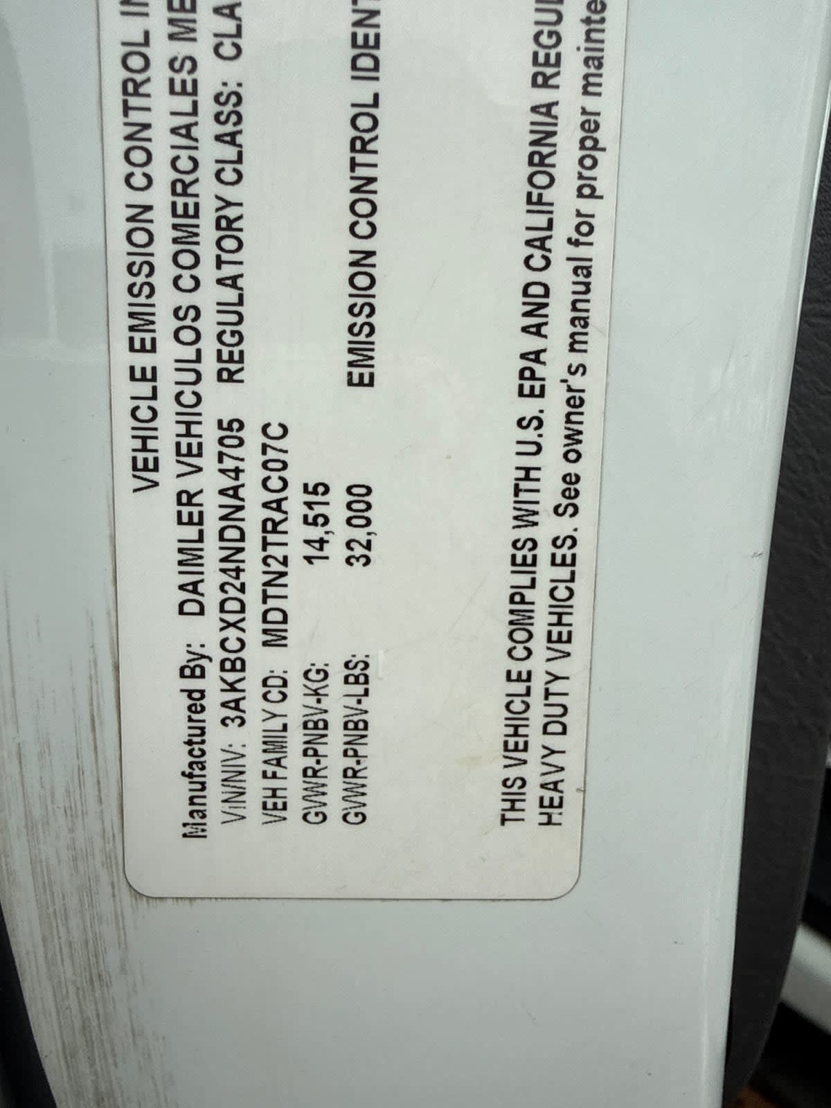 2022 Freightliner/Mercedes M2 106 507998