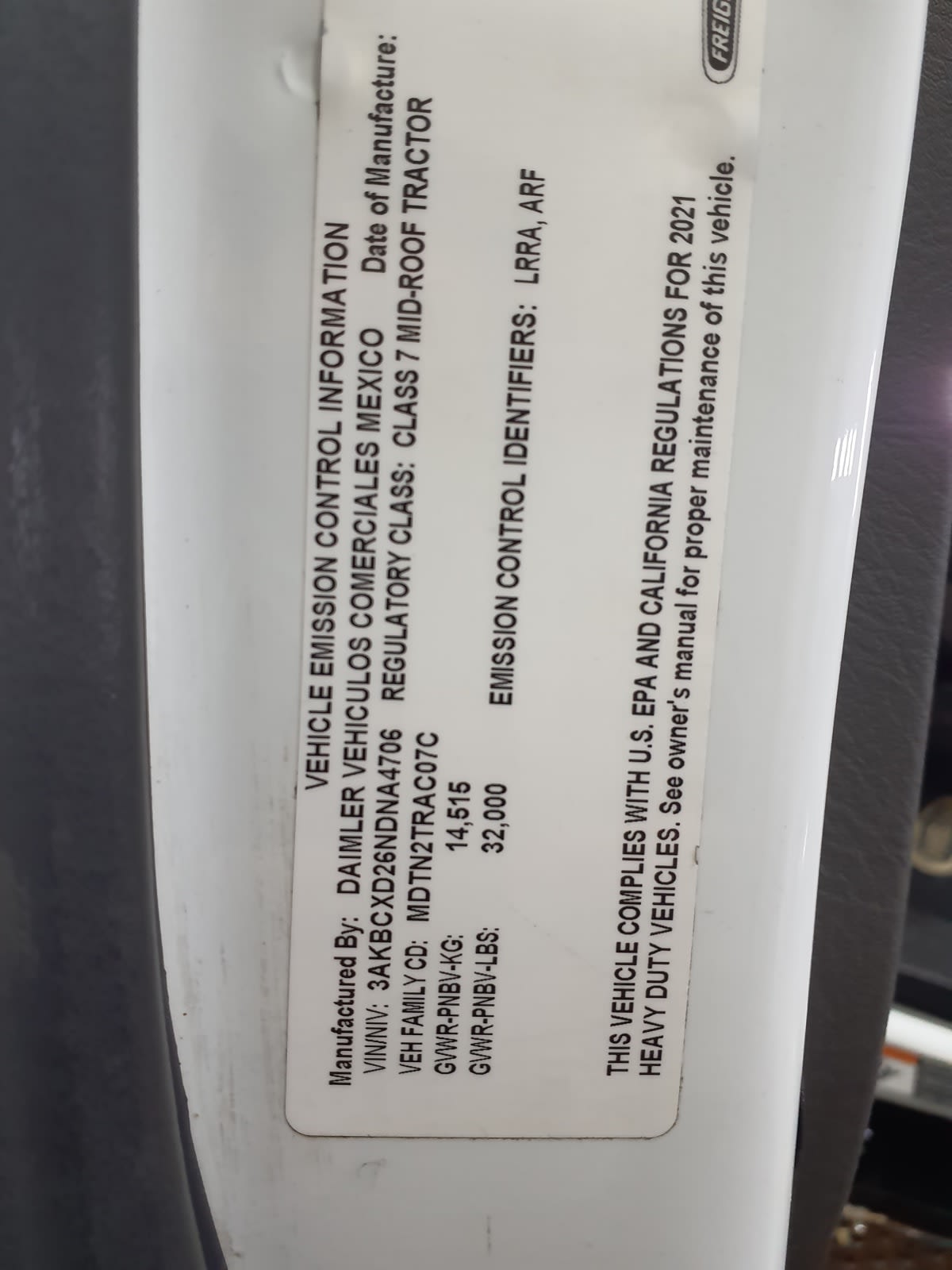 2022 Freightliner/Mercedes M2 106 507999