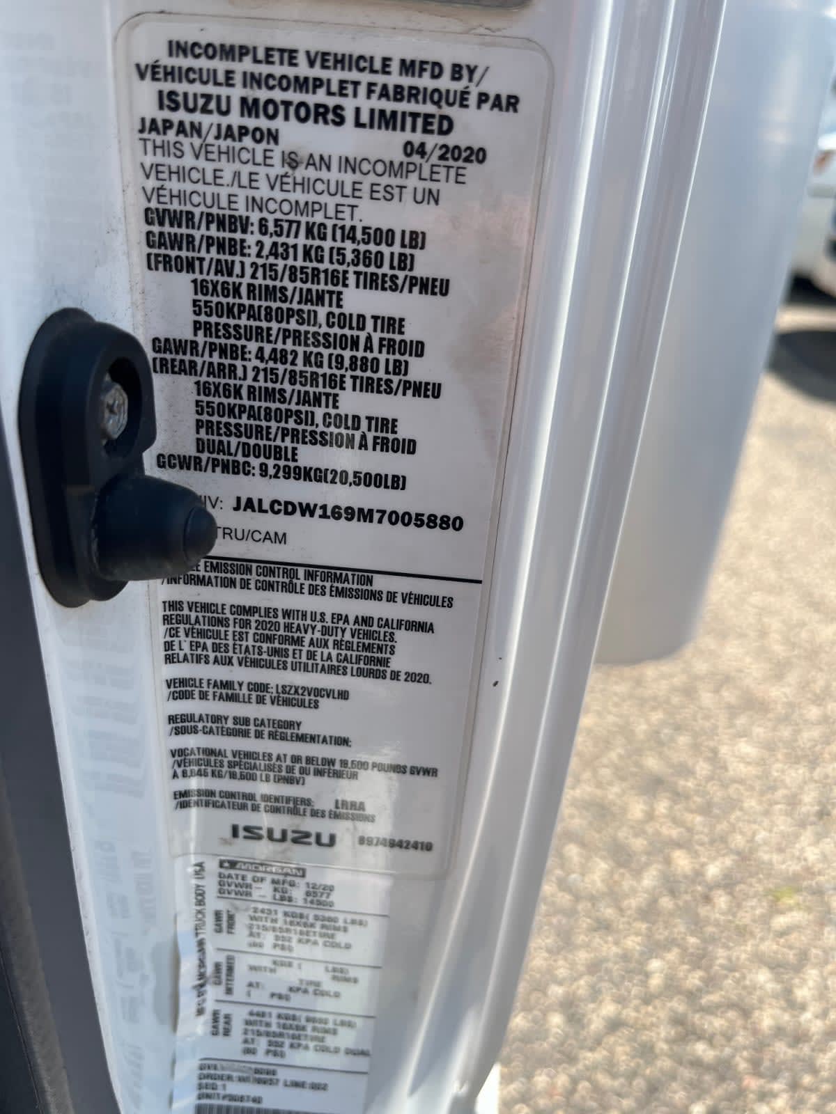 2021 Chevrolet Motor Div. LCF 4500HD 508740