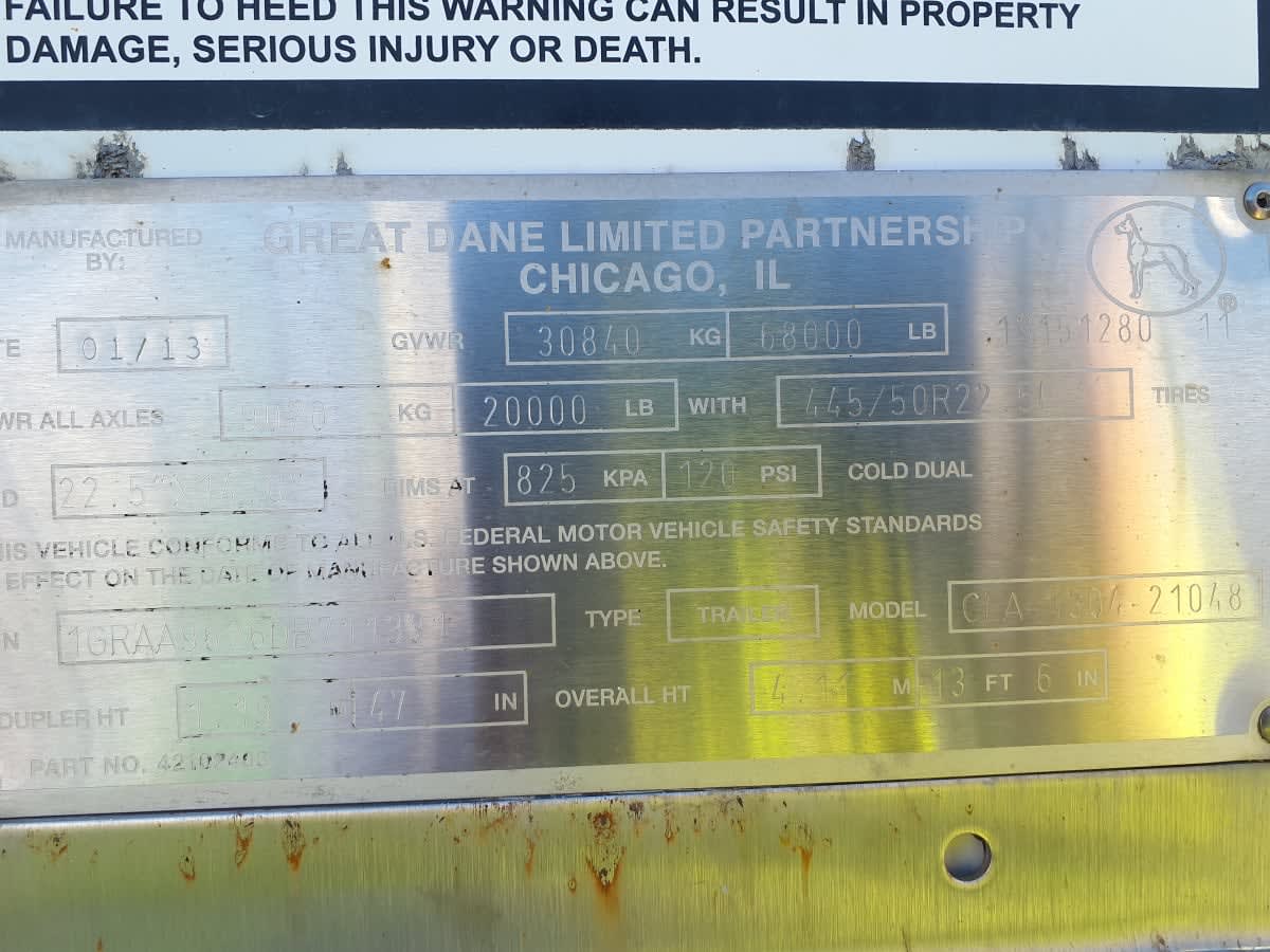 2013 Great Dane CLA-1304-21048 48' 511692