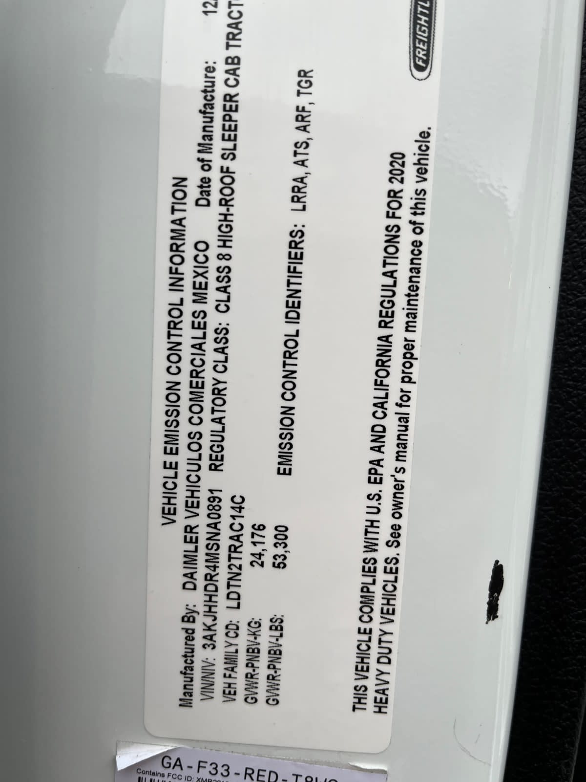 2021 Freightliner/Mercedes NEW CASCADIA PX12664 513232