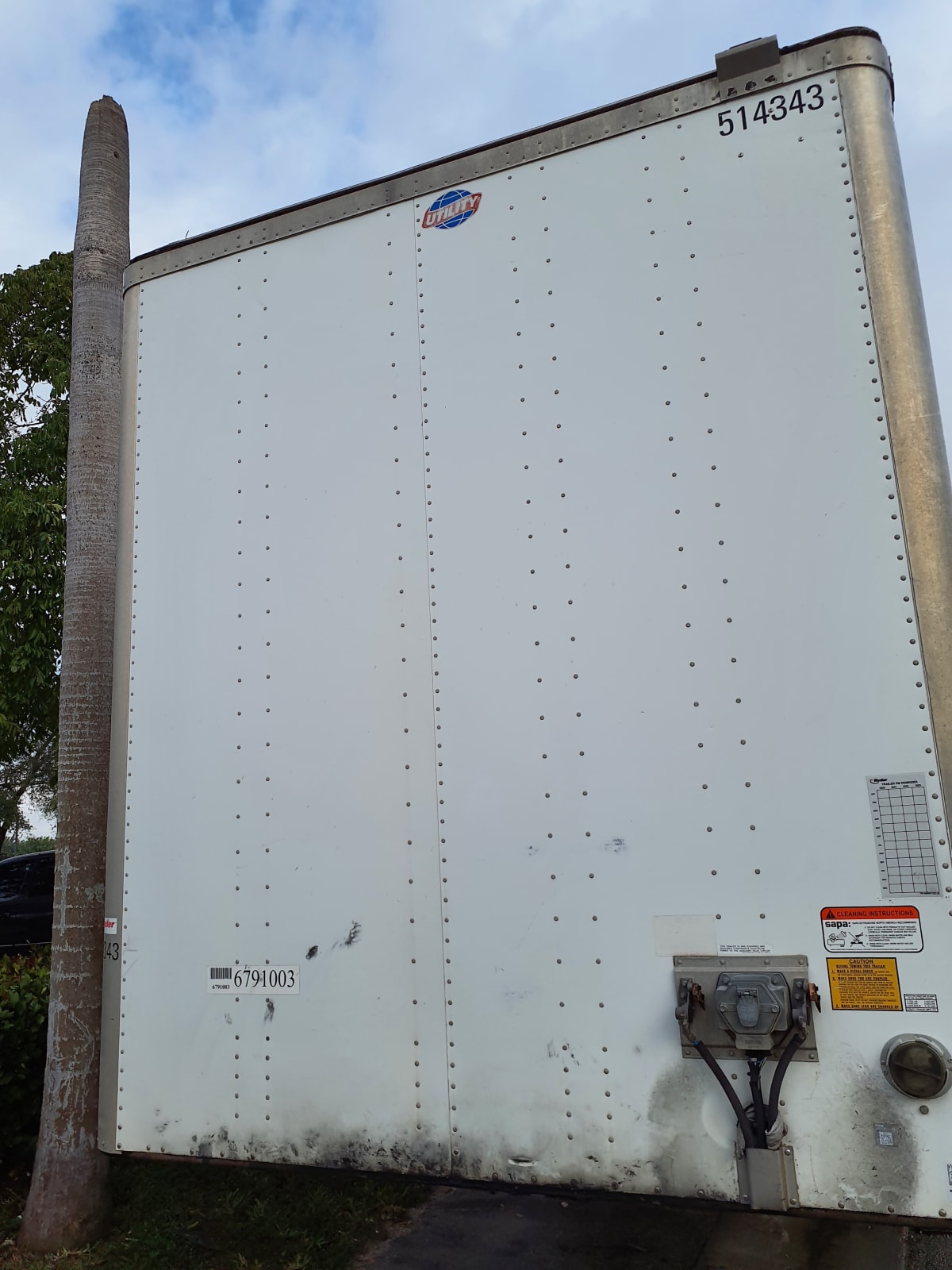 2014 Utility Trailers 4000DX 53/162/102 514343