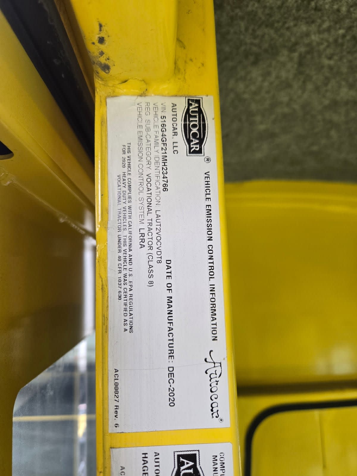 2021 Autocar XSPOTTER OFF 515613